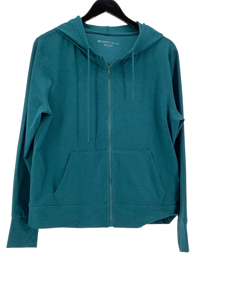 Beyond Yoga Size L Green Jacket