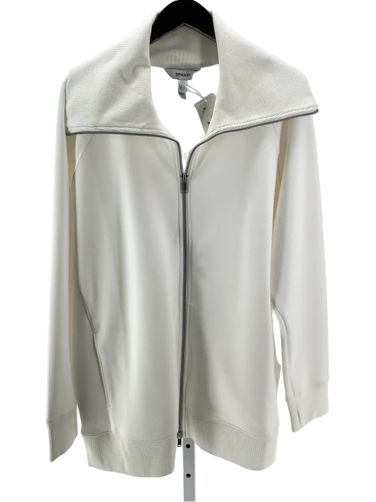 Spanx Size 1X White Sweatshirt
