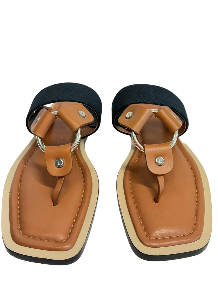 Lafayette 148 Shoe Size 8 Brown & Black Sandals