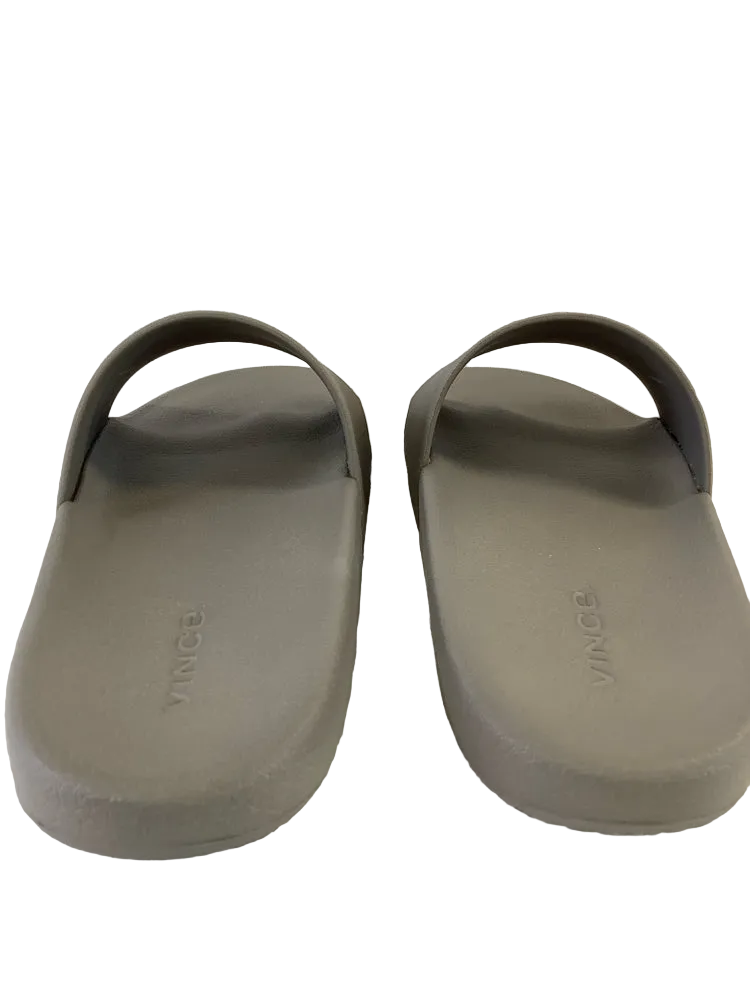 Vince Shoe Size 6 Gray Slides
