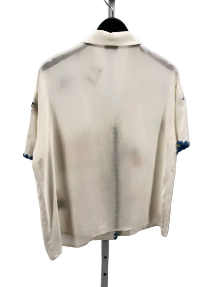 Flat White Size XS/S Cream multi Shirt