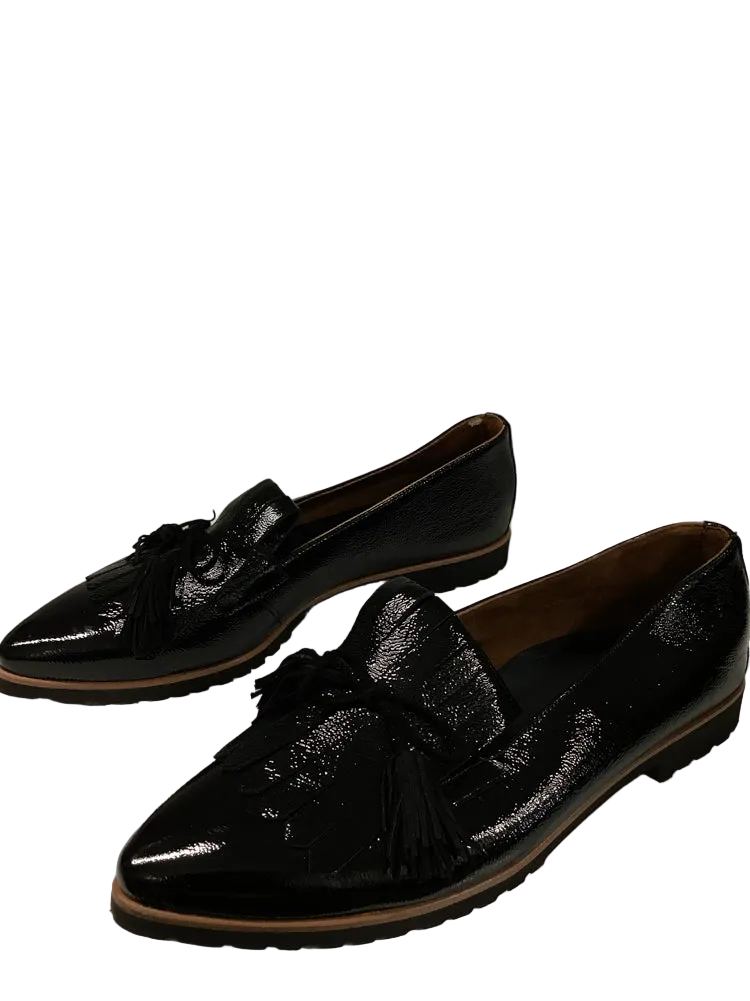Paul Green Shoe Size 10 Black Loafers