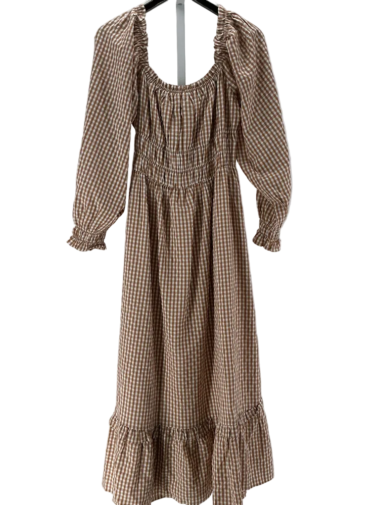 petal & pup Size L Brown & white Dress
