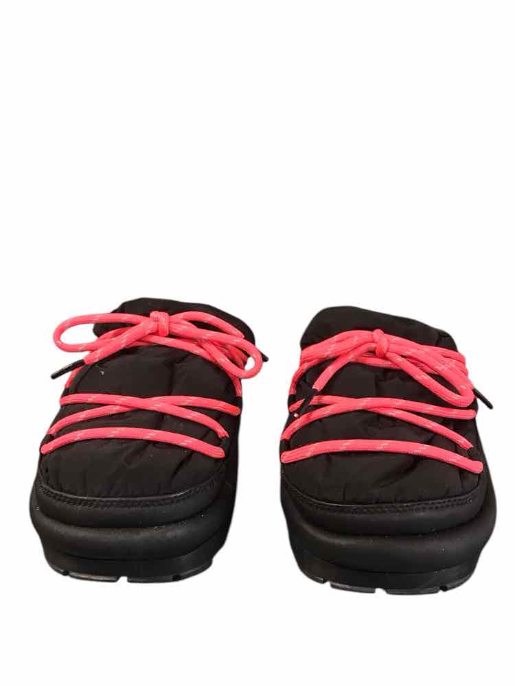 Ugg Shoe Size 7 Black & Pink Slides