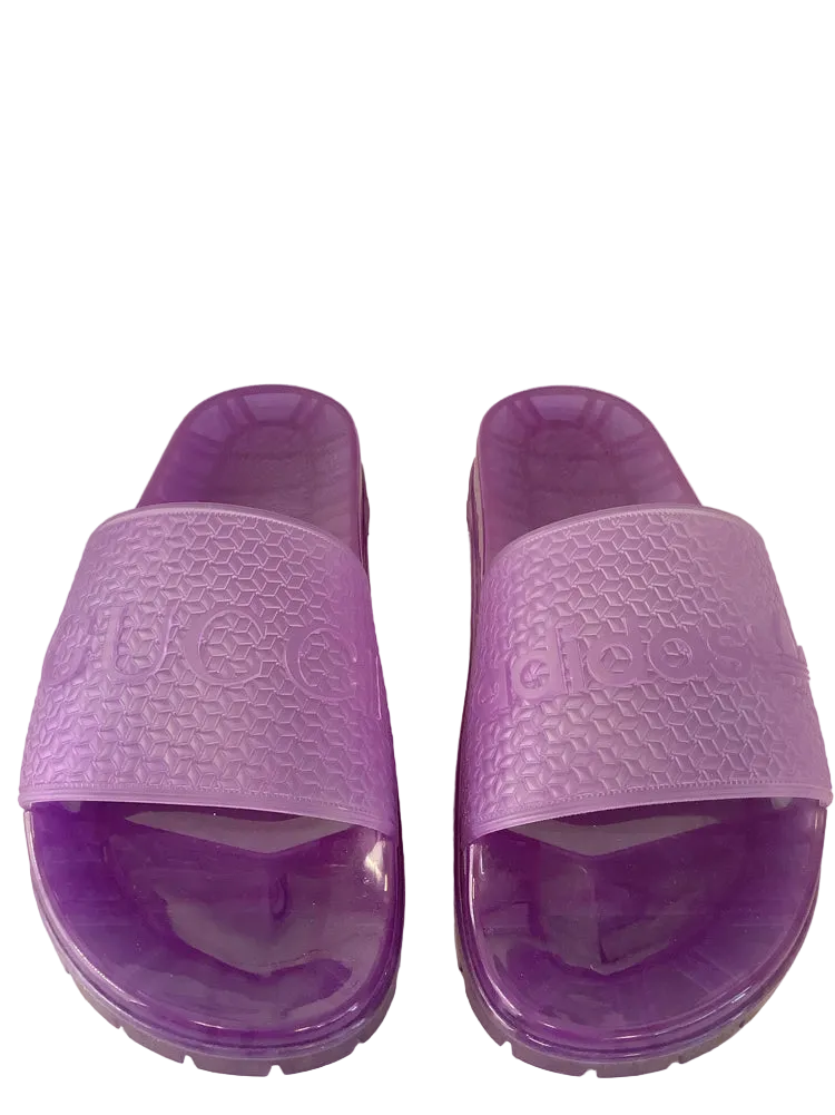 Gucci x Adidas Shoe Size 7 Purple Adilette Slides