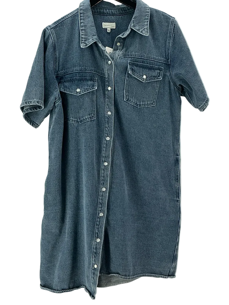 Thread & Supply Size L Blue Dress