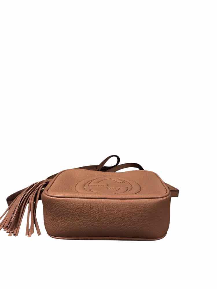 Gucci Tan Soho Disco Handbags