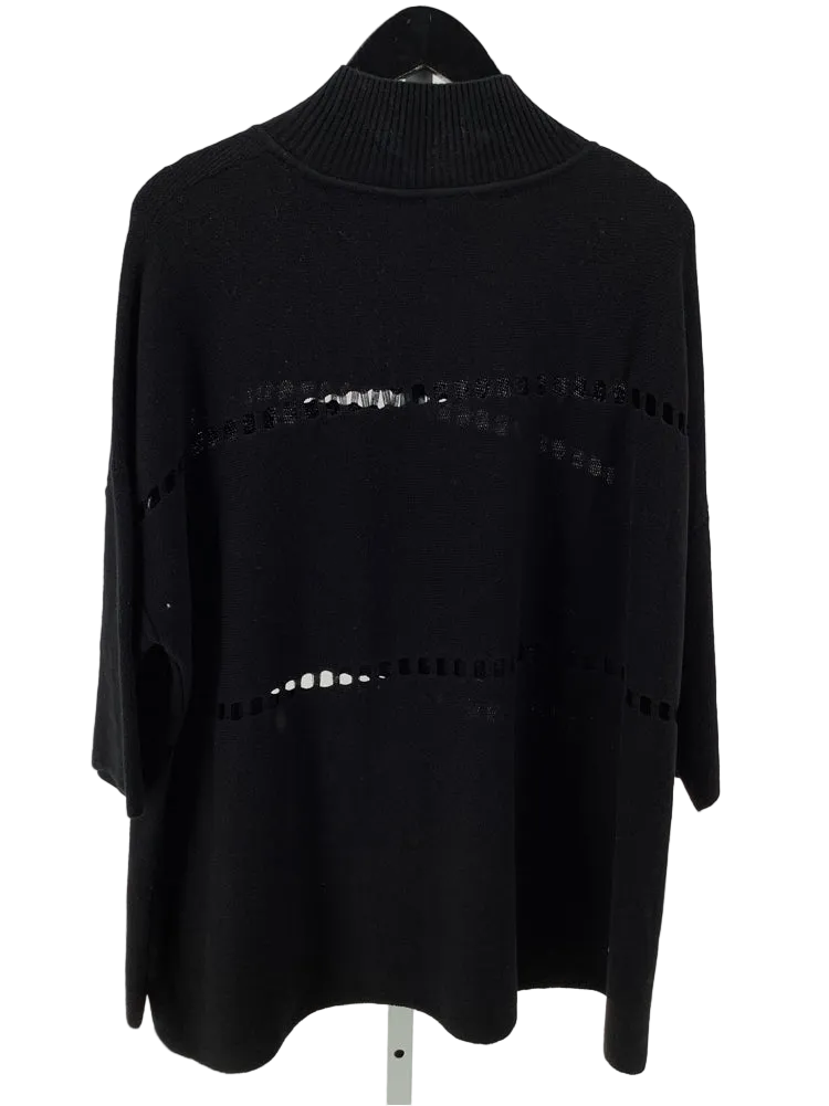 French Connection Size L Black Sweater