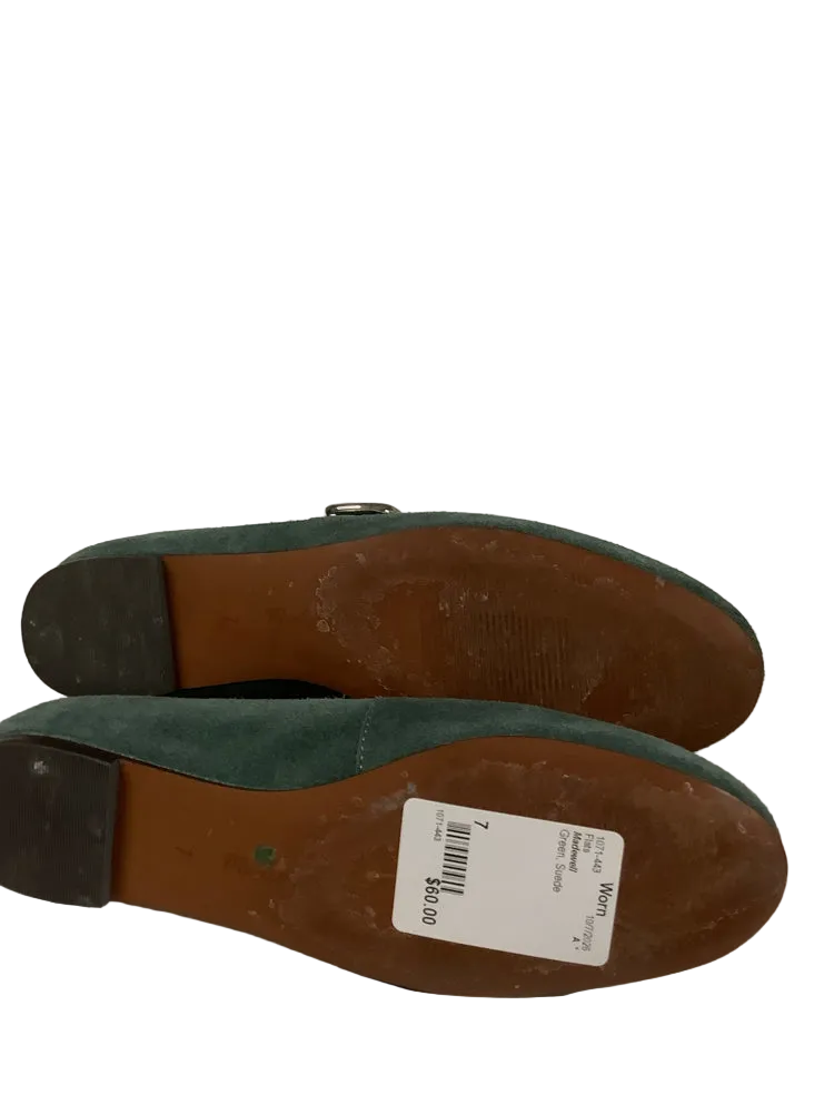 Madewell Shoe Size 7 Green Flats