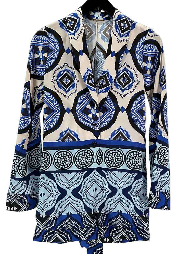Alexie Size 0 Blue Multi Romper
