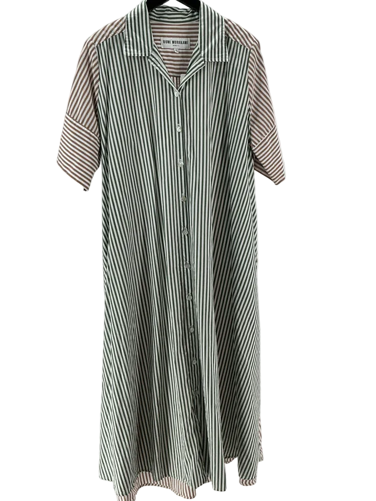 Rumi Murakami Size XL Green multi Dress