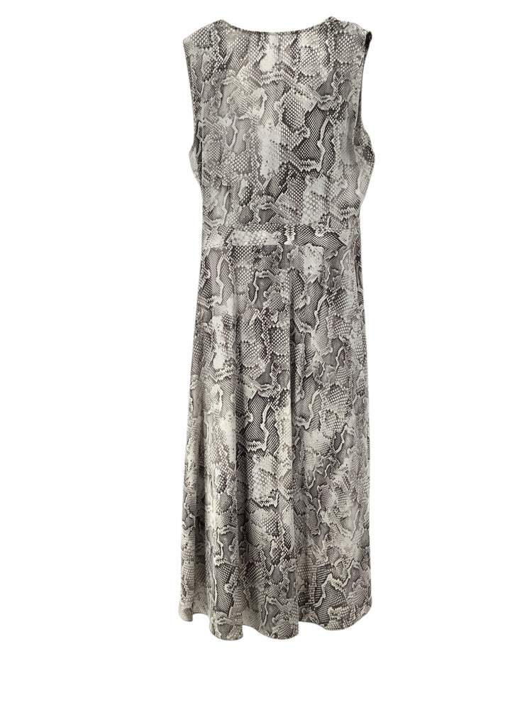 White House Black Market Size 10 Gray Dress