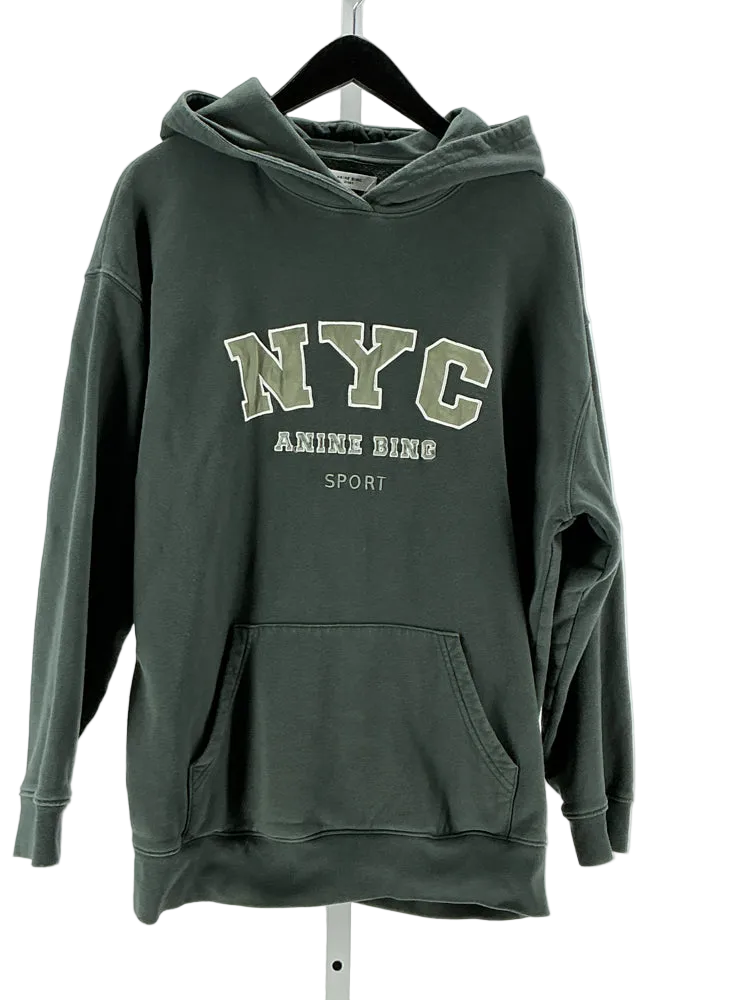 Anine Bing Sport Size XS Green Sweatshirt