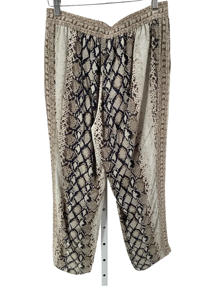 Joie Size M Tan & Black Pants