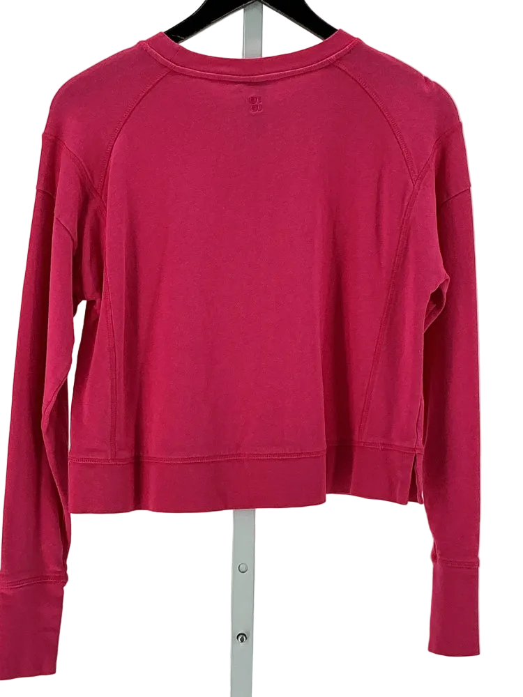 Sweaty Betty Size S Pink Sweatshirt