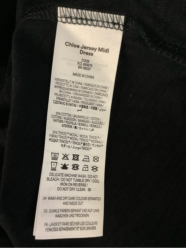 Boden Size 2 Black Alba Dress