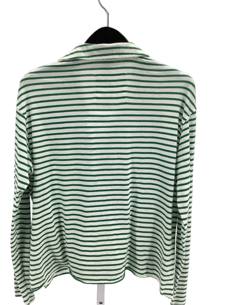 Frank & Eileen Size M Green & White Patty Shirt