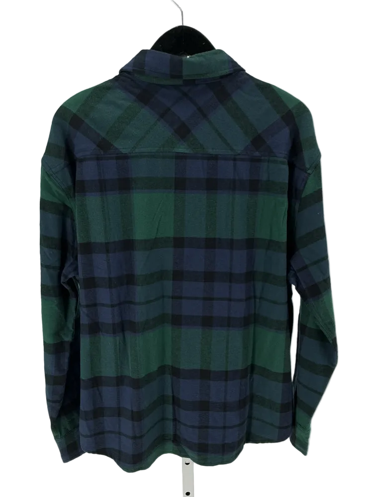 onia Size L Navy & Green Shirt