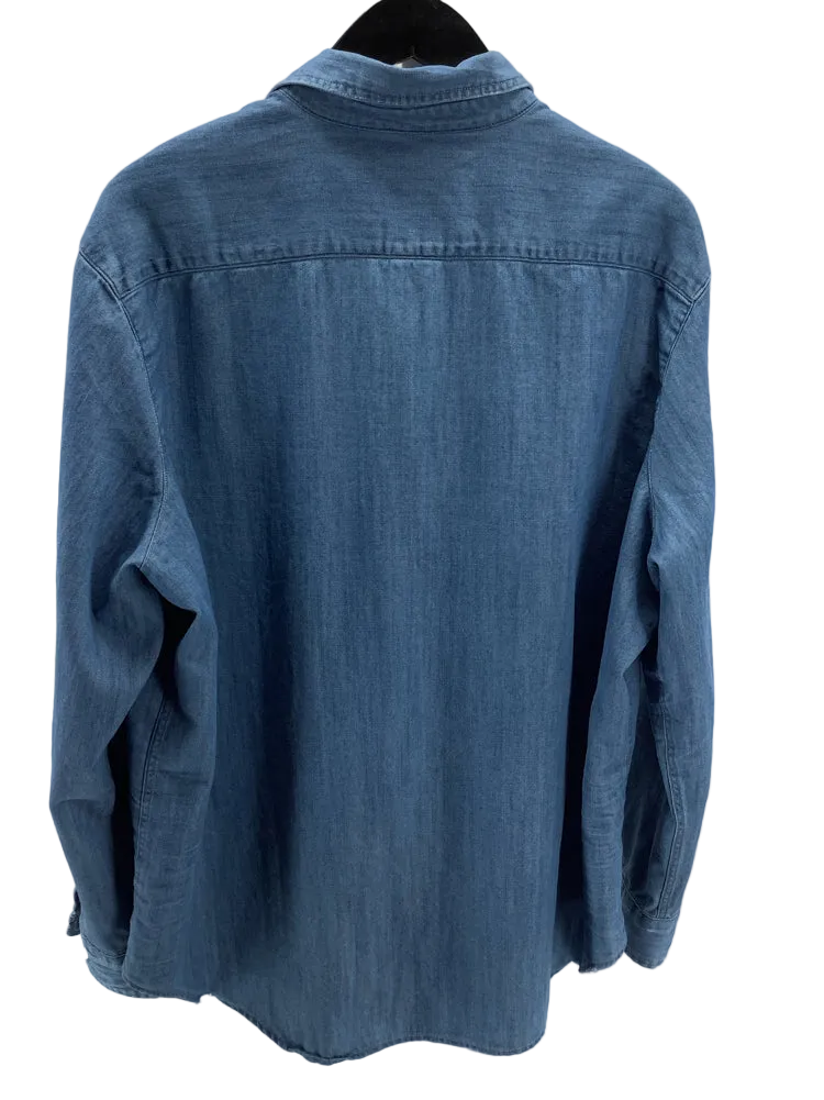 Frank & Eileen Size XL Blue Shirt