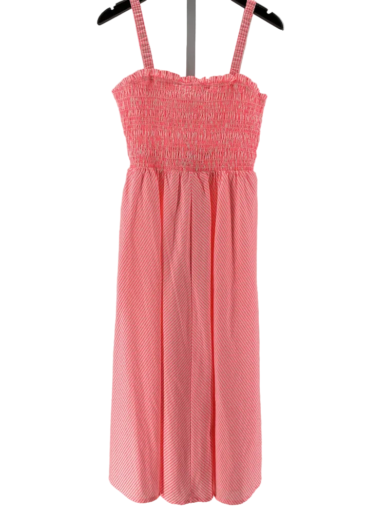 Vineyard Vines Size M Orange & White Dress