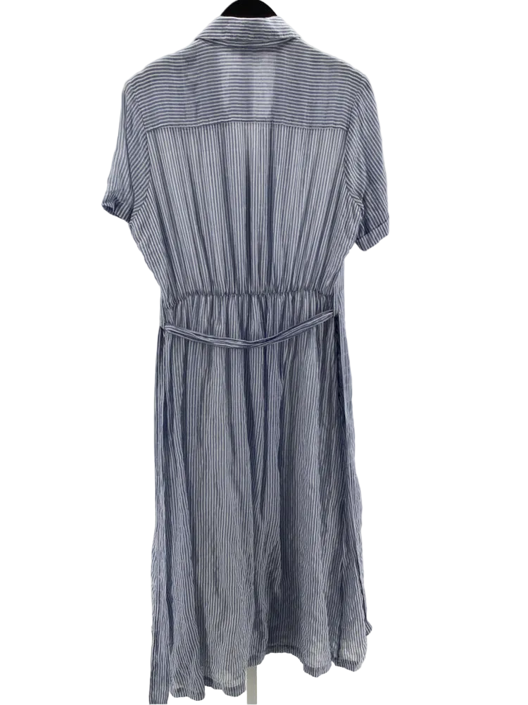 Cloth & Stone Size M Blue & White Dress