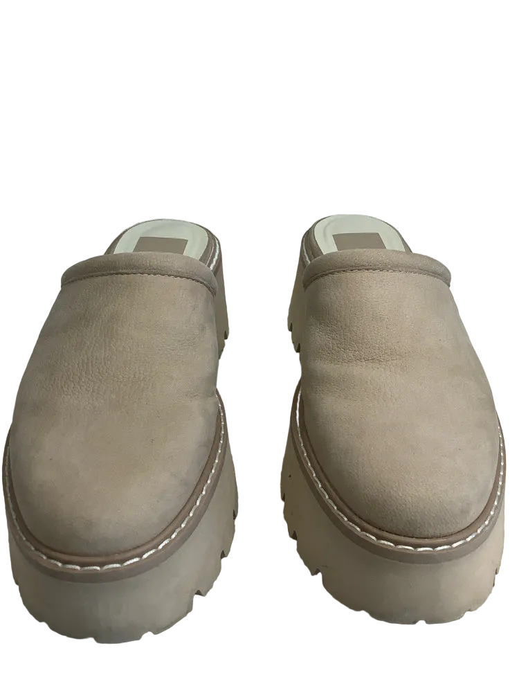 Dolce Vita Shoe Size 7.5 Cream LEONA Mules