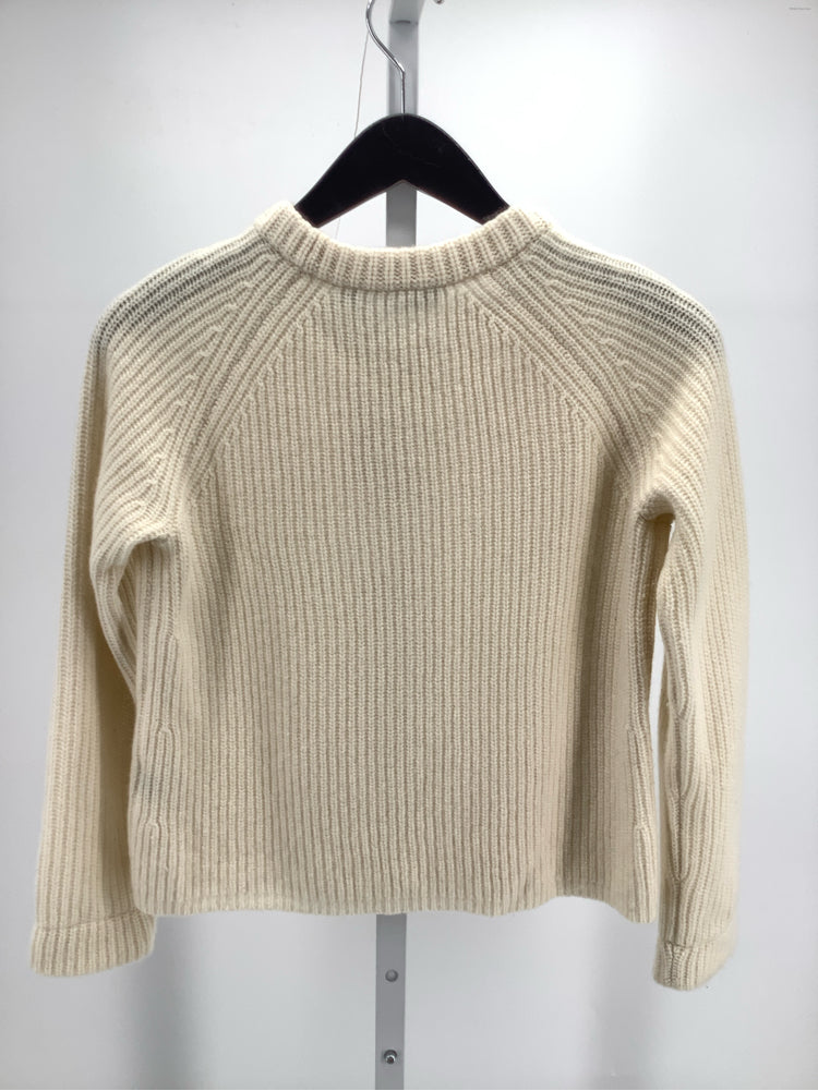 Jenni Kayne Size XS Cream Fisherman Sweater