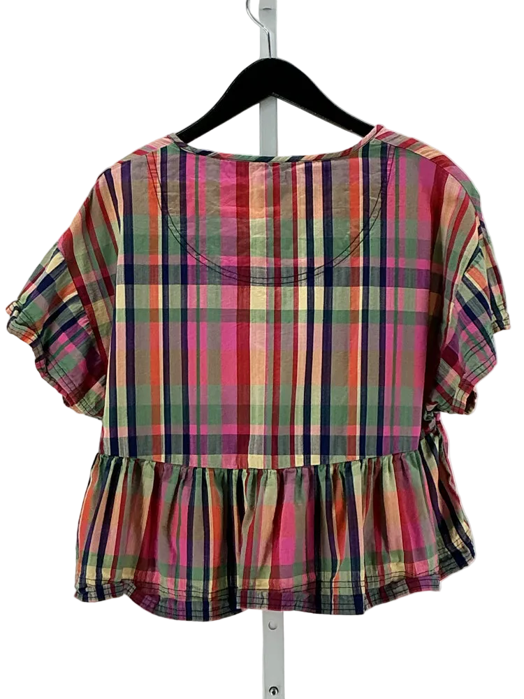 Pilcro Size S Pink multi TAVI Shirt