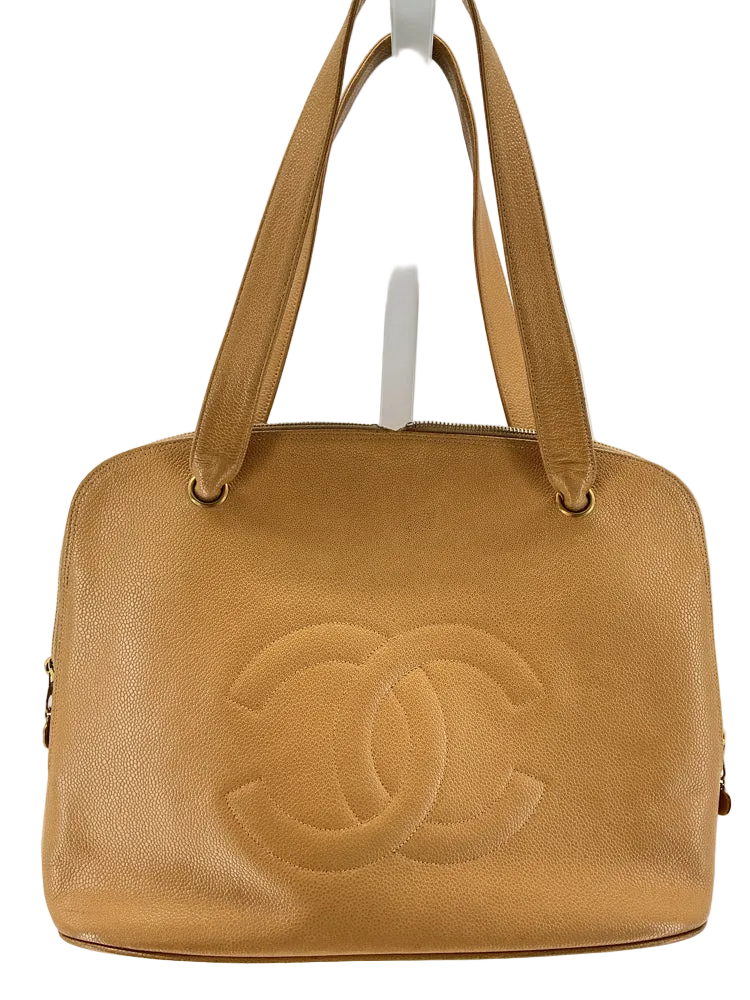Chanel Tan Handbags