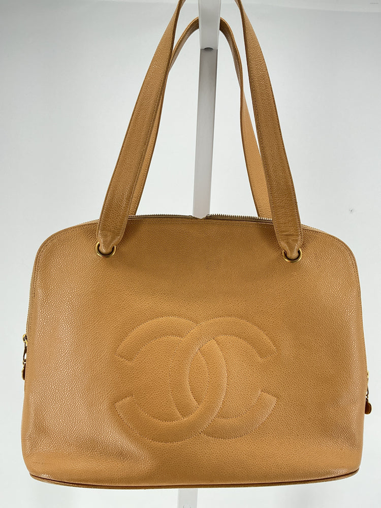 Chanel Tan Handbags