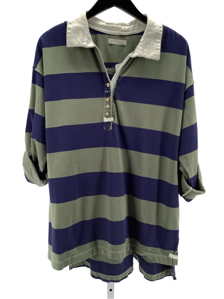 We The Free Size L Green & Navy Shirt