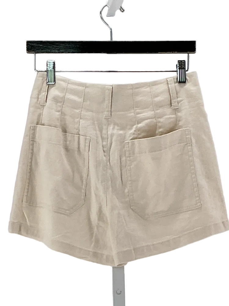 Maeve Size 28 Cream Shorts