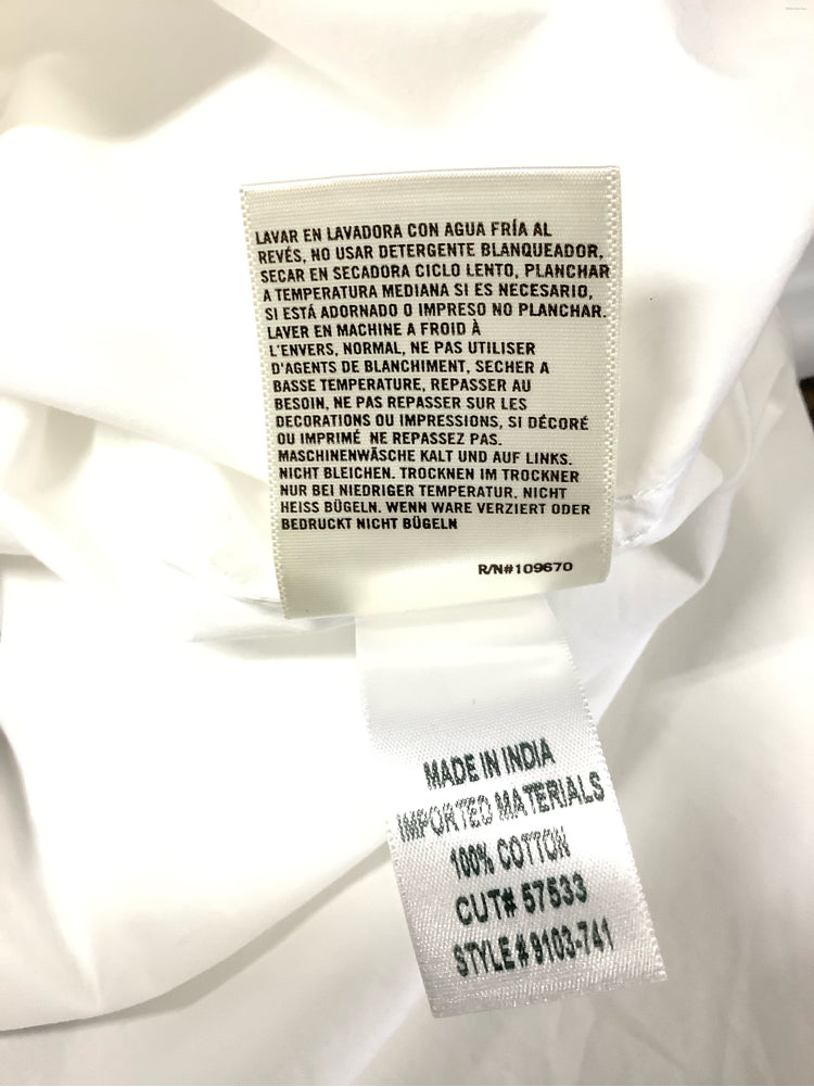 Citizens of Humanity Size M White Kayla Shirt