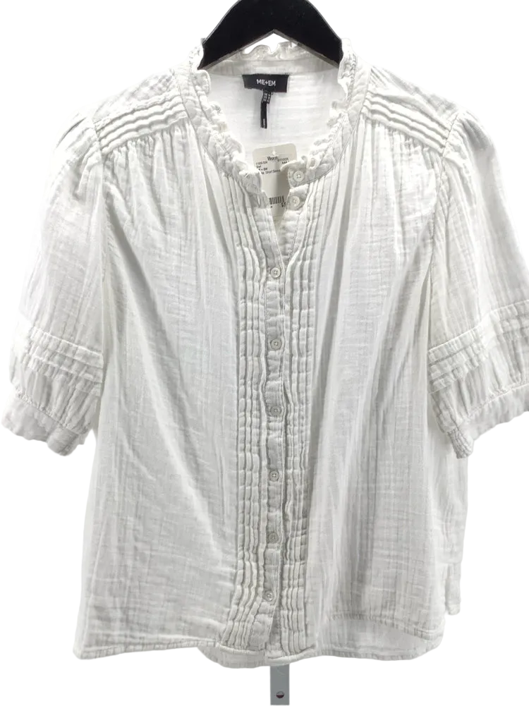 ME + EM Size 10 White Shirt