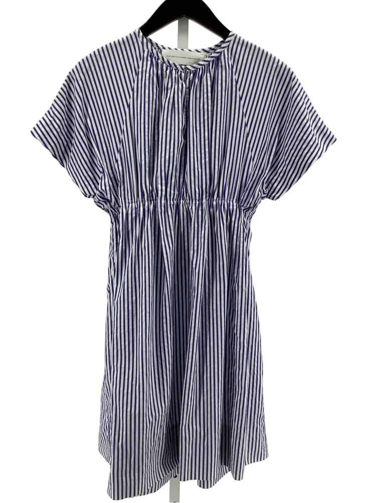 Victoria Beckham Size 4 Blue & White Dress