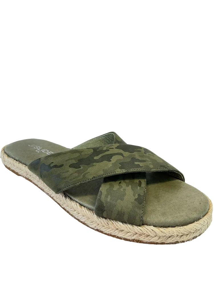 J/Slides Shoe Size 7 Green Reva Slides