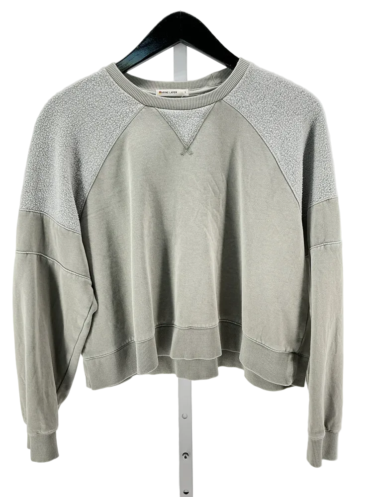 Marine Layer Size S Green Sweatshirt