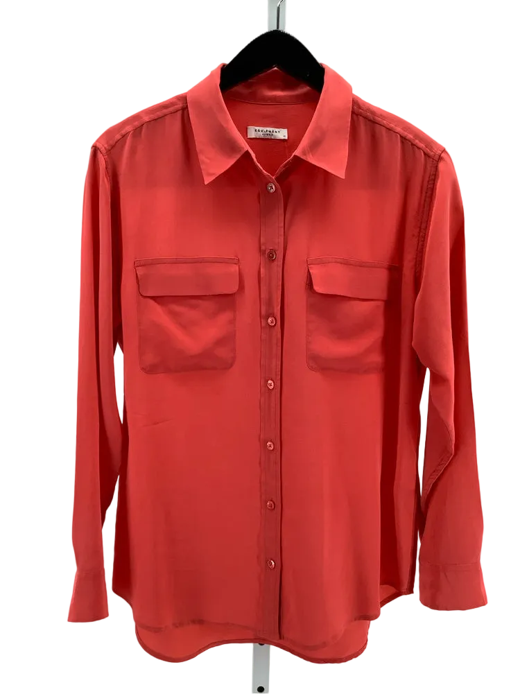 Equipment Size M Coral Shirt