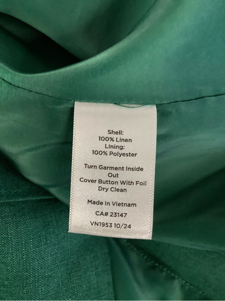 Talbots Size 8 Green Blazer
