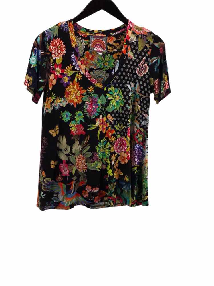 Johnny Was Size XS Black multi Shirt