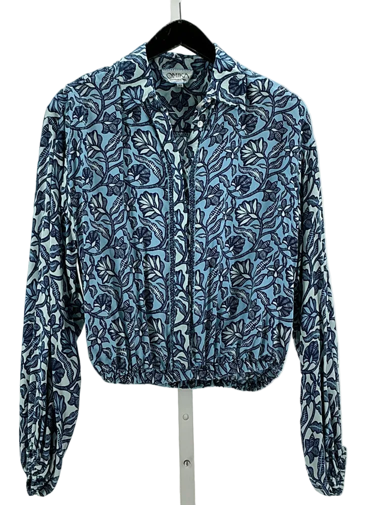 Omika Size XS Blue Multi Shirt