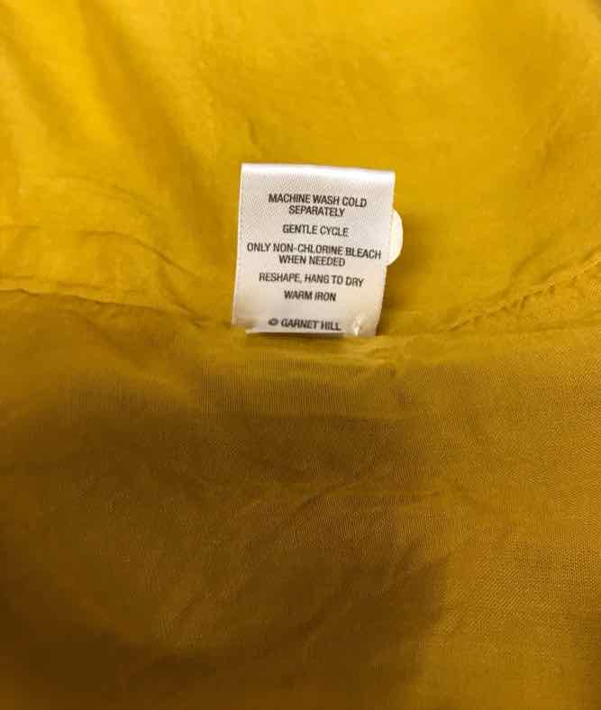 Garnet Hill Size M Yellow Multi Dress
