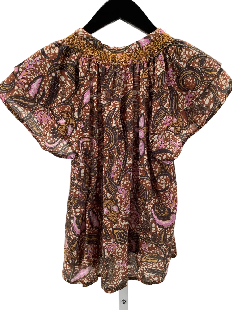 Xirena Size S Brown Multi Shirt
