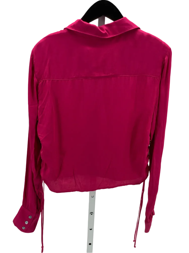 Bella Dahl Size M Pink Shirt