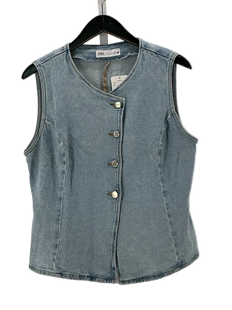 Zara Size XL Blue Vest