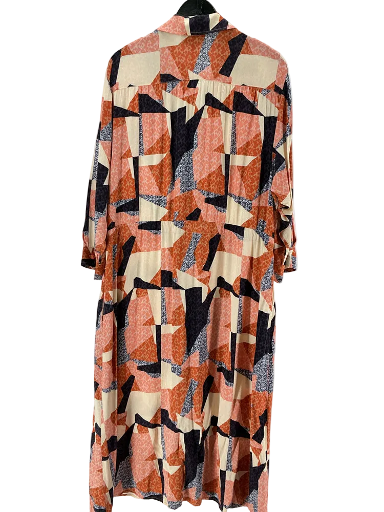 Corey Lynn Calter Size XL Orange Multi Dress