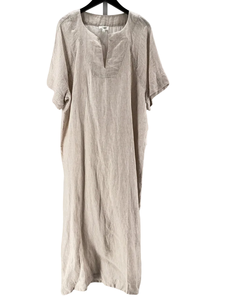 Haven Size XXL Tan & White Dress