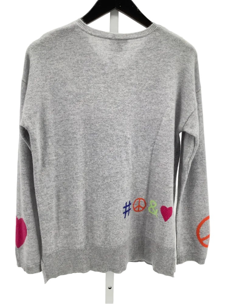 Pure Amici Size XS Gray multi Sweater