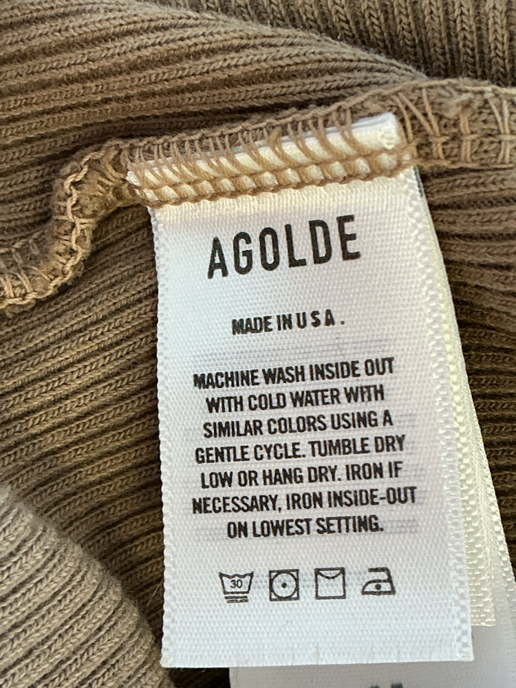 AgoldE Size M Brown Tank Top