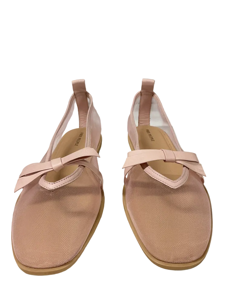 Free People Shoe Size 8 Pink Mesh Mania Flats